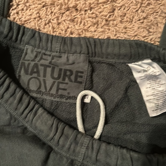 FreeCity 3/4 length jogger dark green saggy slim fit size S - Picture 4 of 9